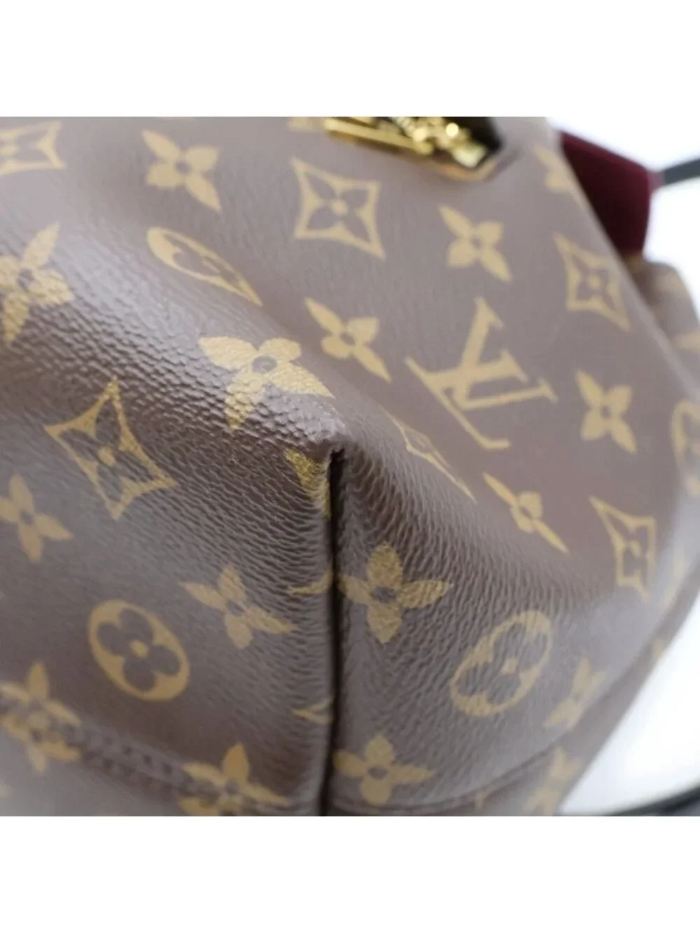Louis Vuitton Monogram Montsouris NM Backpack Black Brown Leather Gold